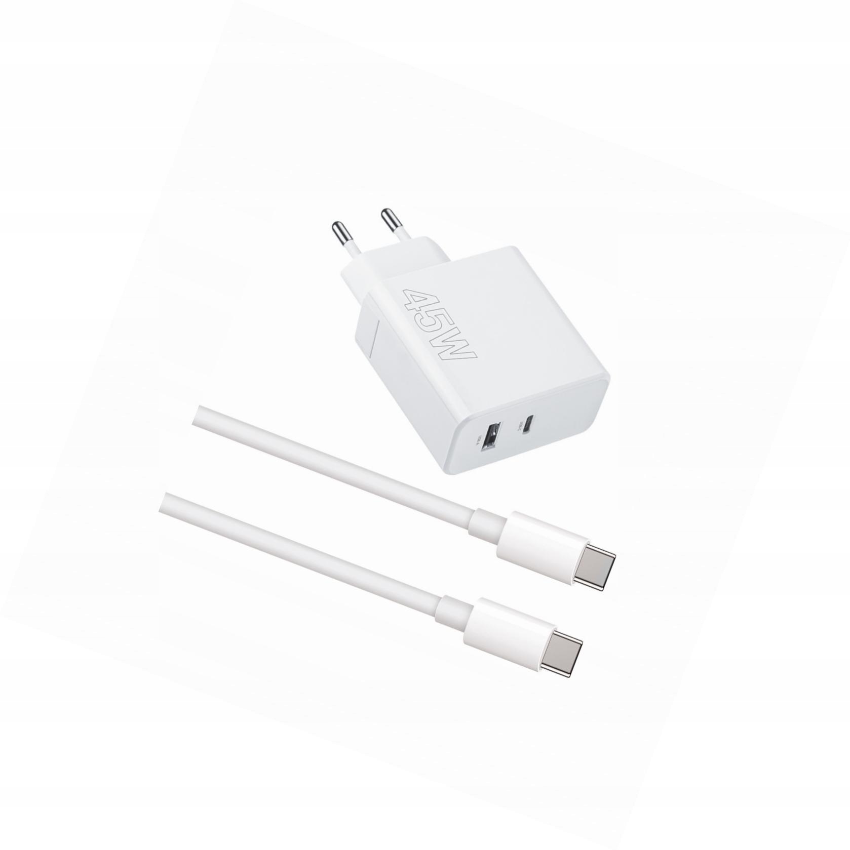 Szybka ładowarka 45W z kablem 1m 2 wejścia do Xiaomi Redmi Note 12
