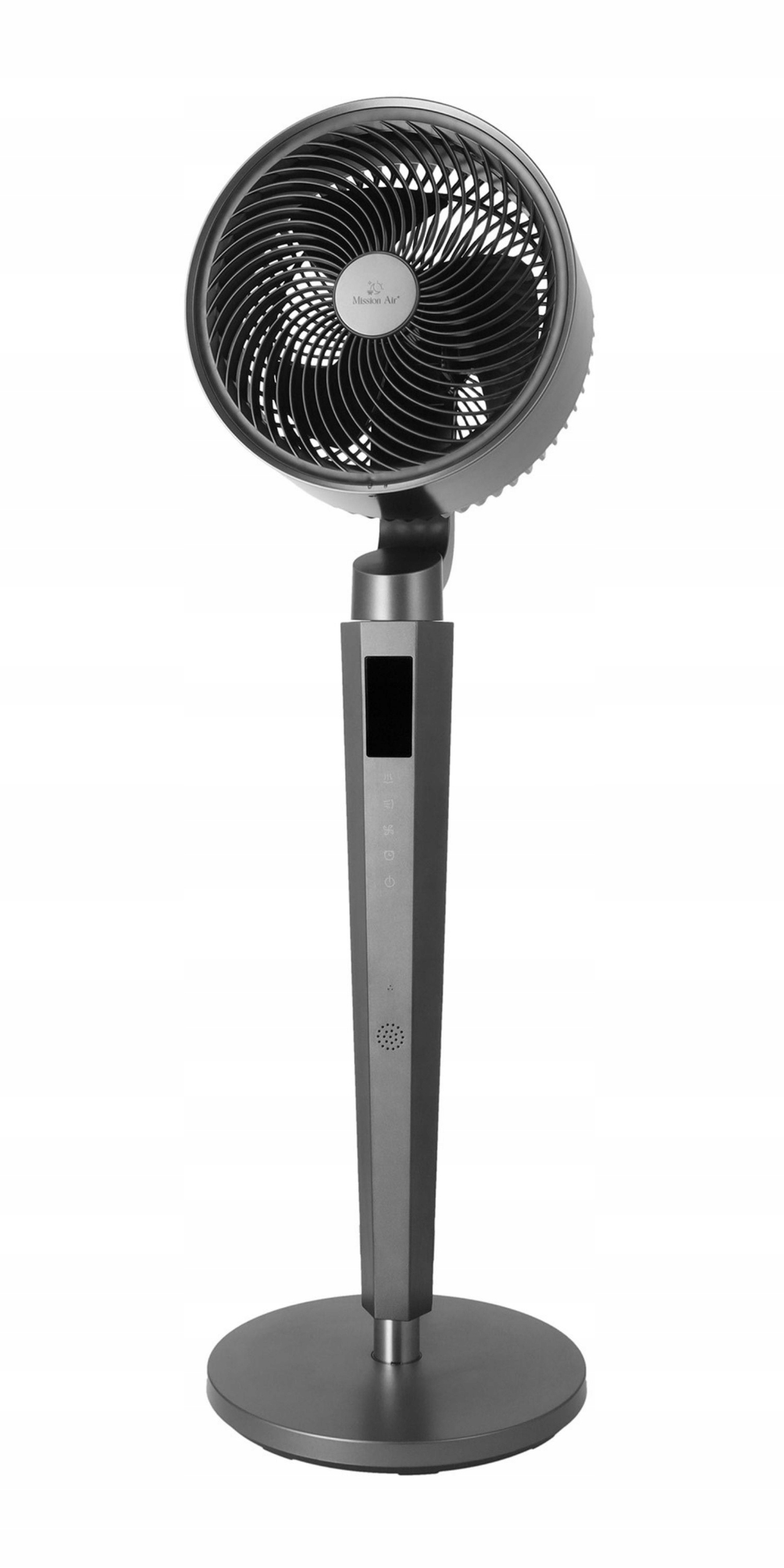 Podlahový ventilátor stojaci rotačný časovač Tube Pro 3D oscilácia