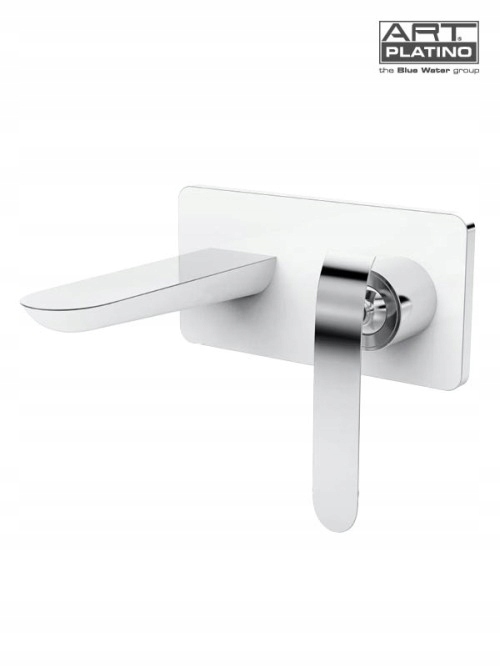 Bateria umywalkowa Emira chrom biały Art Platino