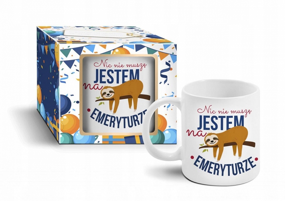 

Kubek Nic nie muszę jestem na Emeryturze