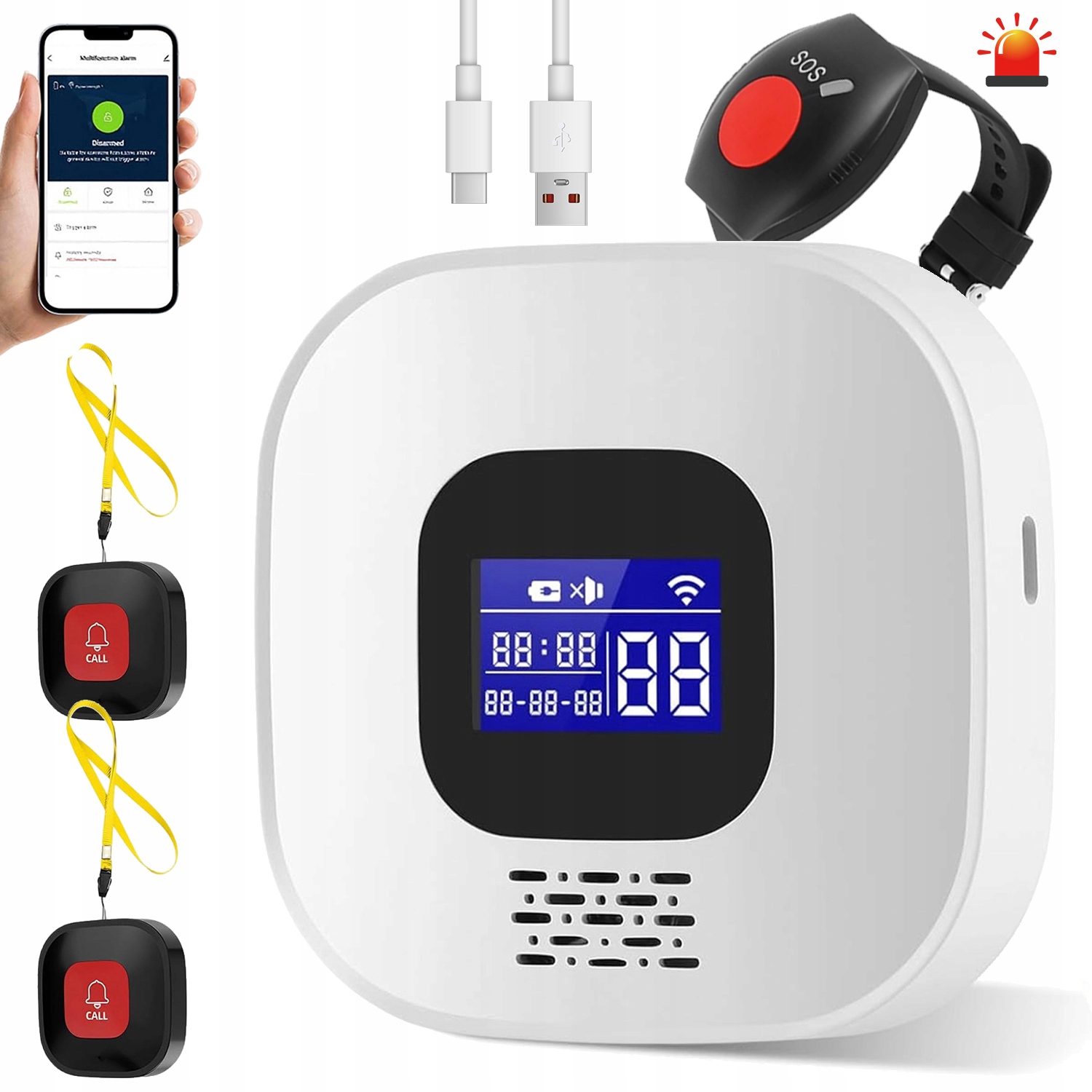 Alarmová Siréna Smart Sada Záchranné Vybavení S Regulovatelnou Hlasitostí