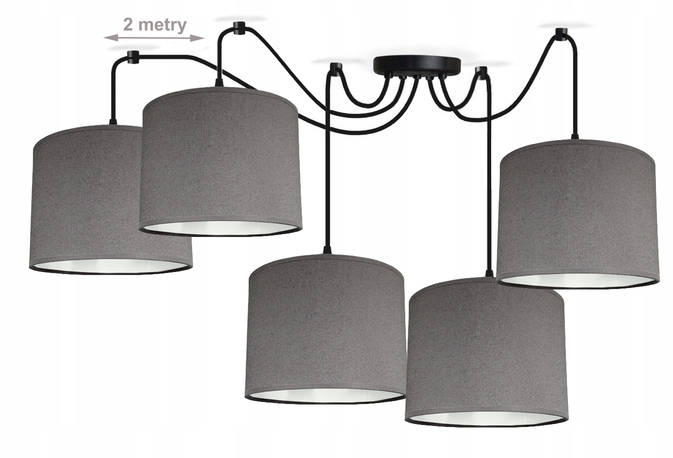 Luster Stropné Svietidlo Moderný Závesný Pavúk Tienidlo Led Stropné Svietidlá