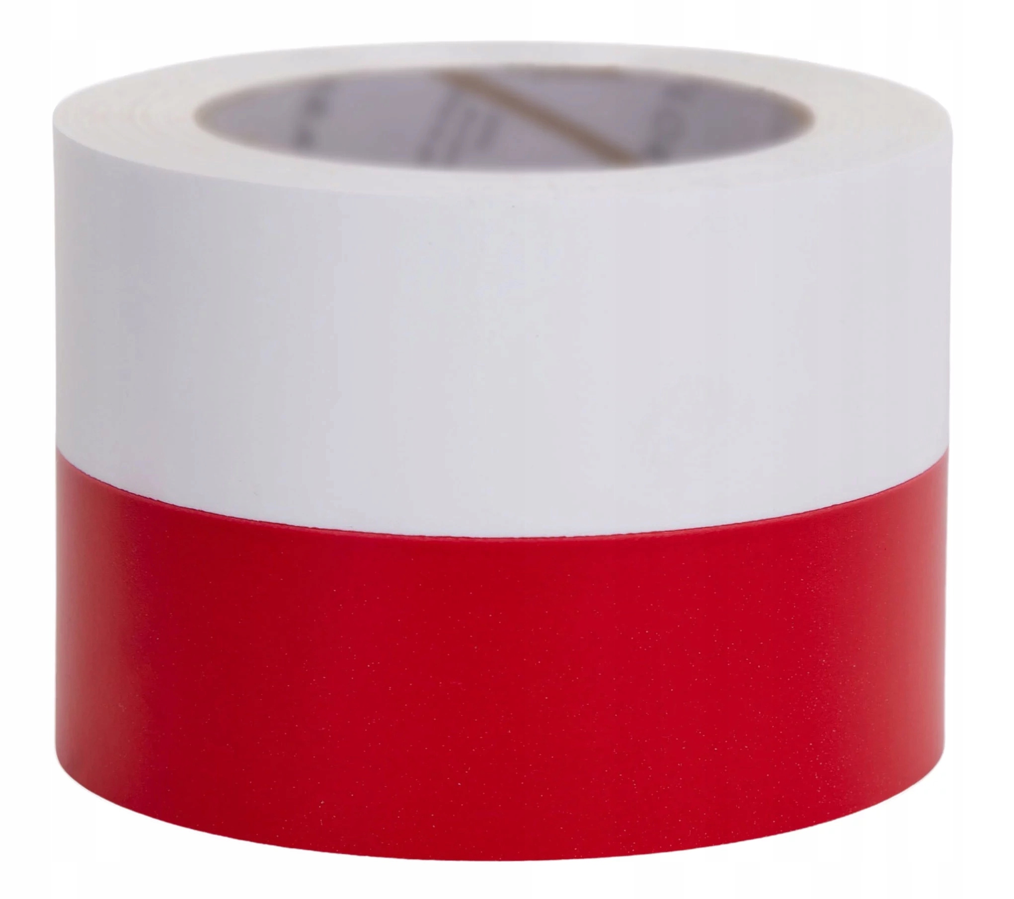 wstążka 5 cm x 50y biało-czerwona  flaga Polska 111900 — 2