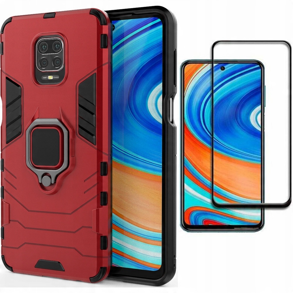 

Etui X-ring Pancerne Do Redmi Note 9 Pro + Szkło