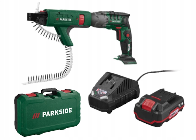 Wkrętarka Parkside aku. do suchej zabudowy 20V Ptbsa 20-Li A1 2Ah