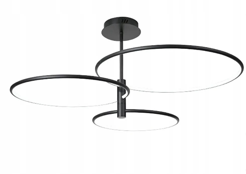 Lampa sufitowa nowoczesny żyrandol Led okrąg ring 50/60/70cm plafon pilot