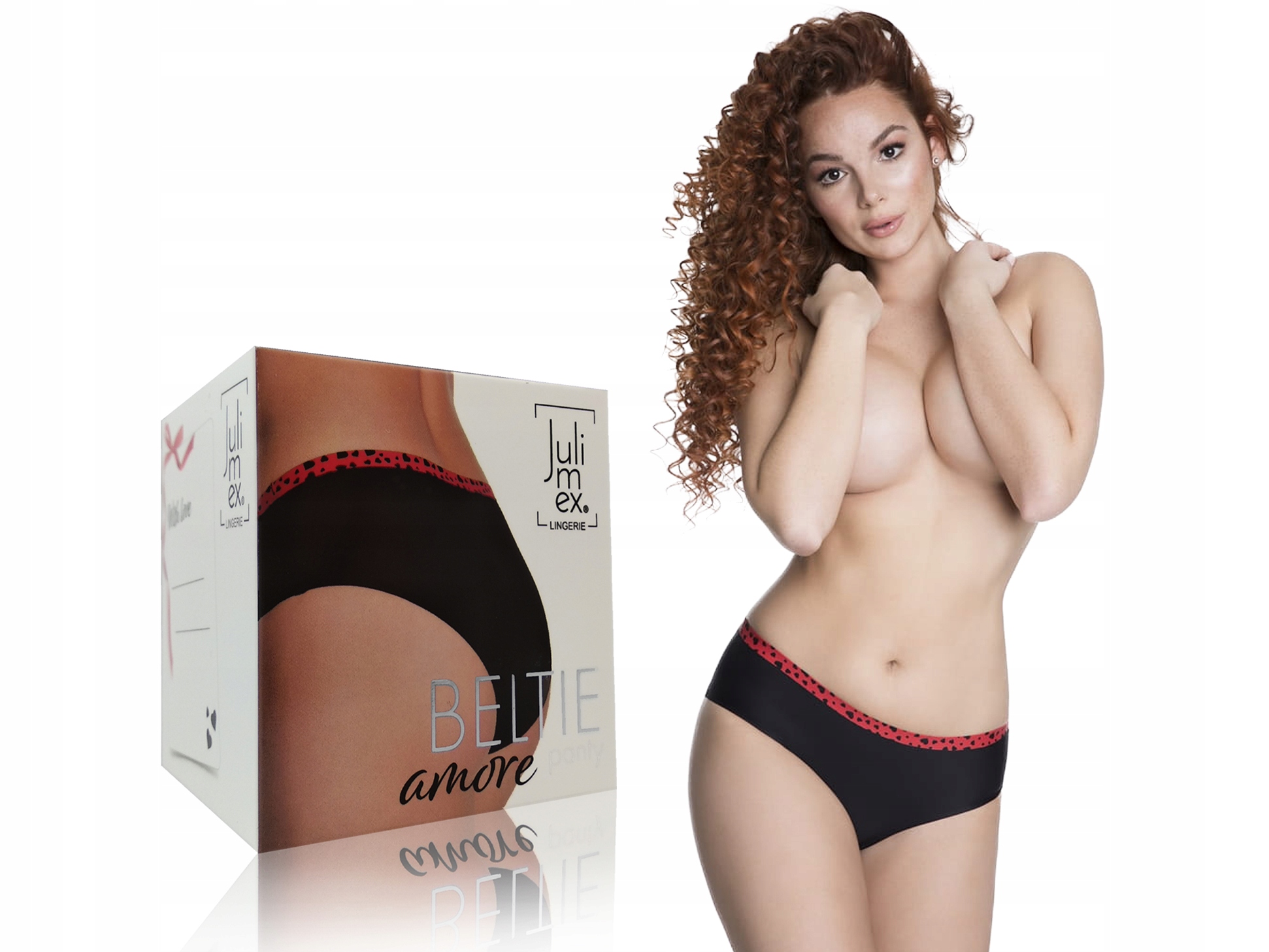 

Julimex Figi Beltie Amore, Serduszka, Czarne, S