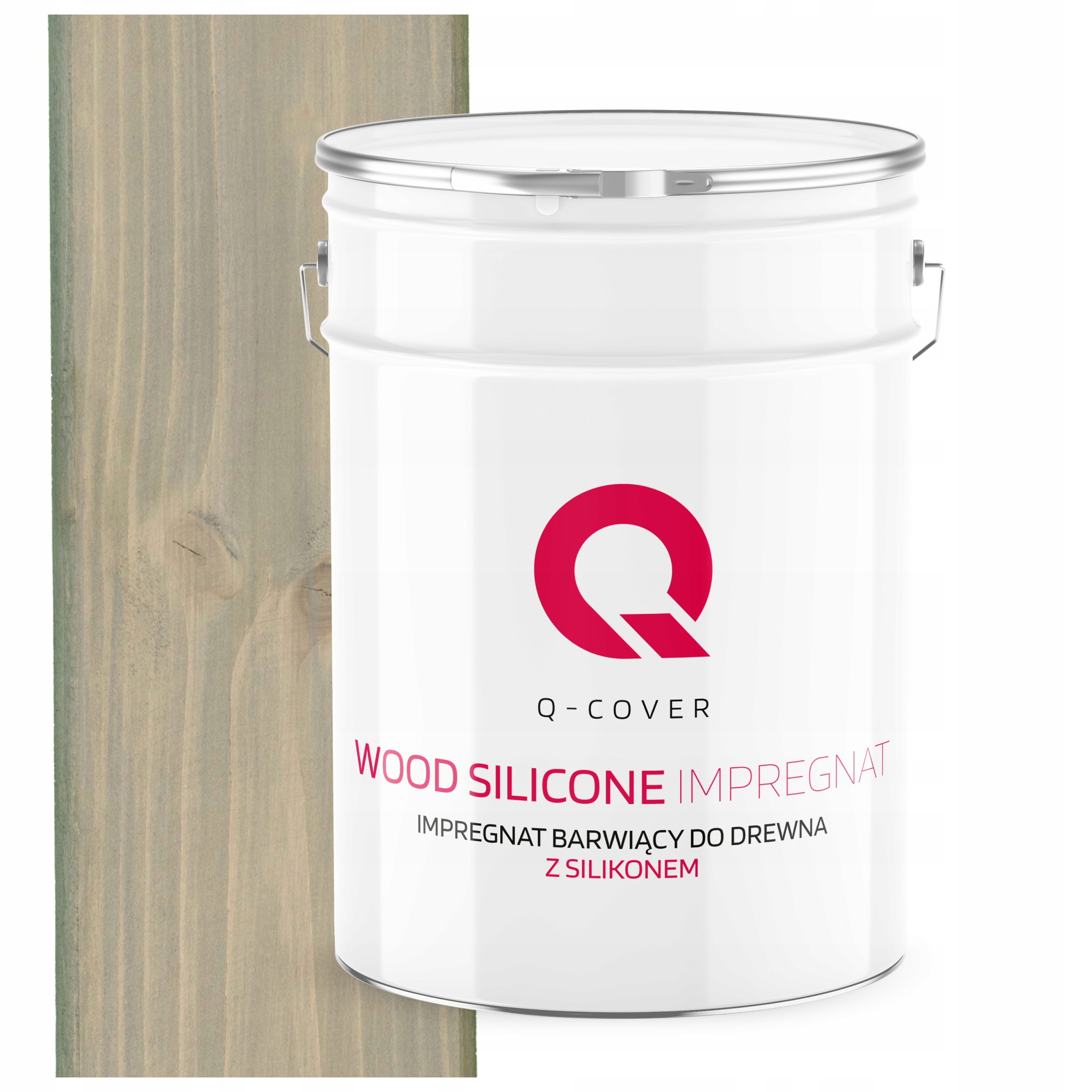 Impregnace Na Dřevo Extra Barva Se Silikonem Chránící Barvy Světlá Šedá 10L