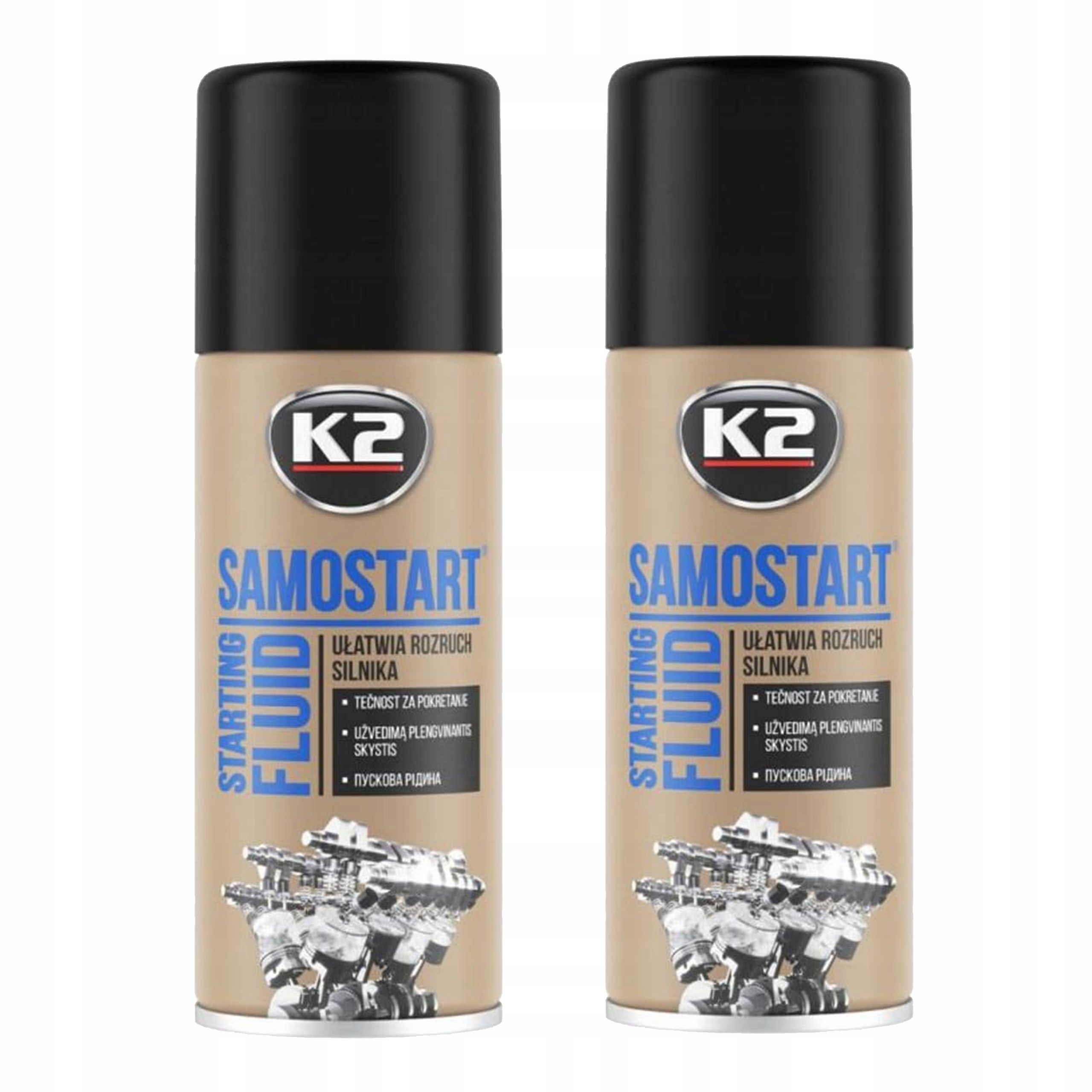 

K2 Samostart Silnika starter ułatwia rozruch x 2