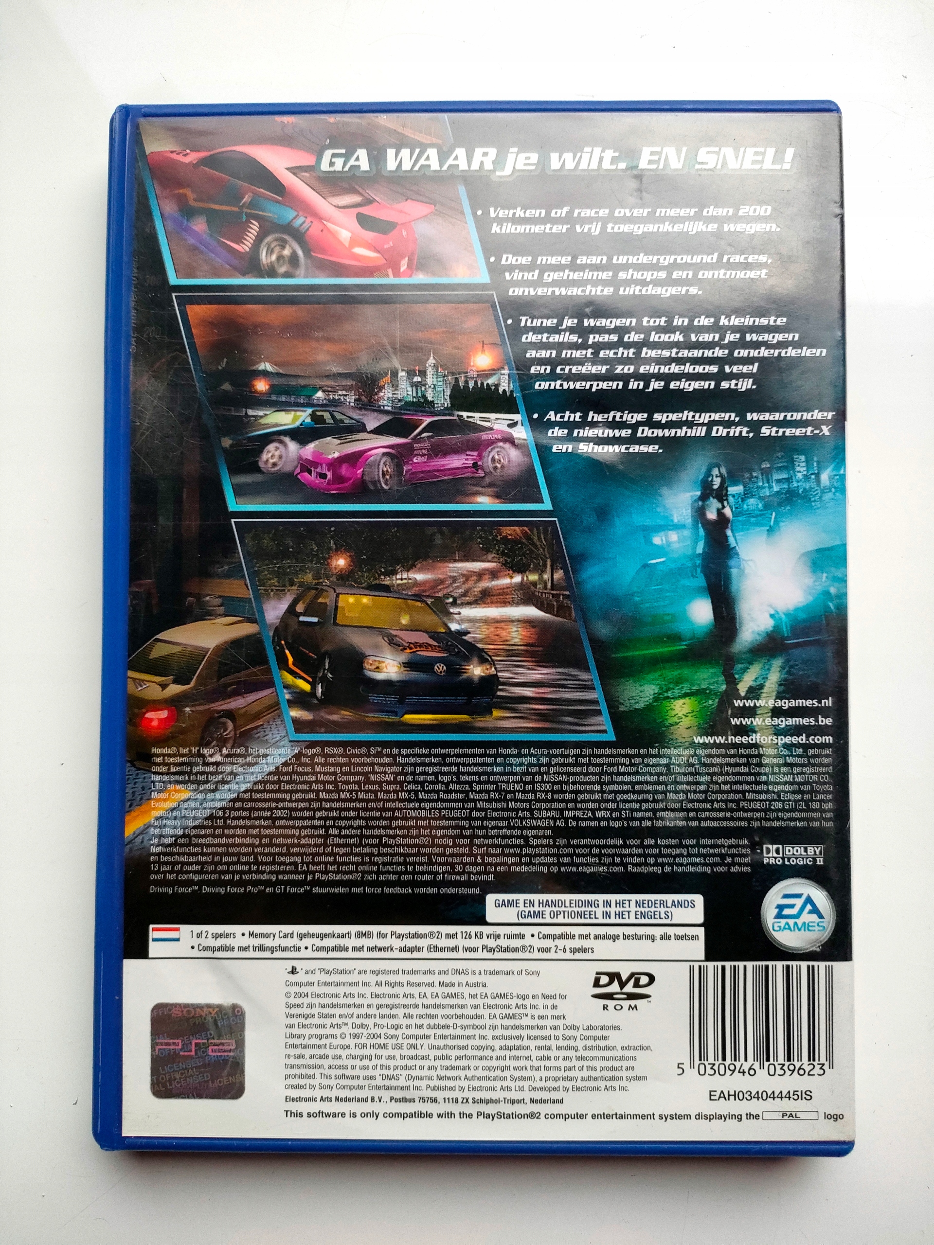 *** NEED FOR SPEED UNDERGROUND 2 PLAYSTATION 2 PS2 *** Platforma Sony PlayStation 2 (PS2)