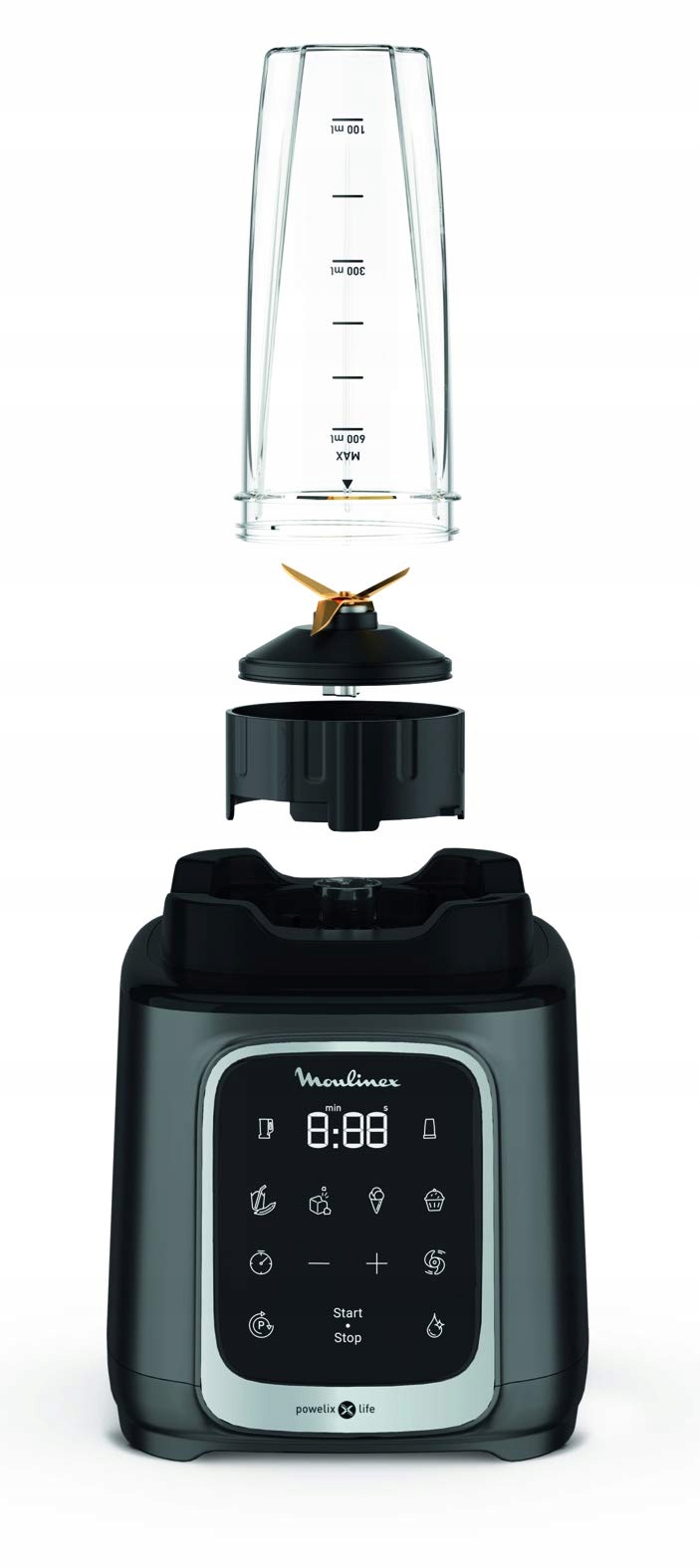 MOULINEX InfinyMix Blender 1600W 5 Programów Tritan 1.75L BPA Free — miniatura 4