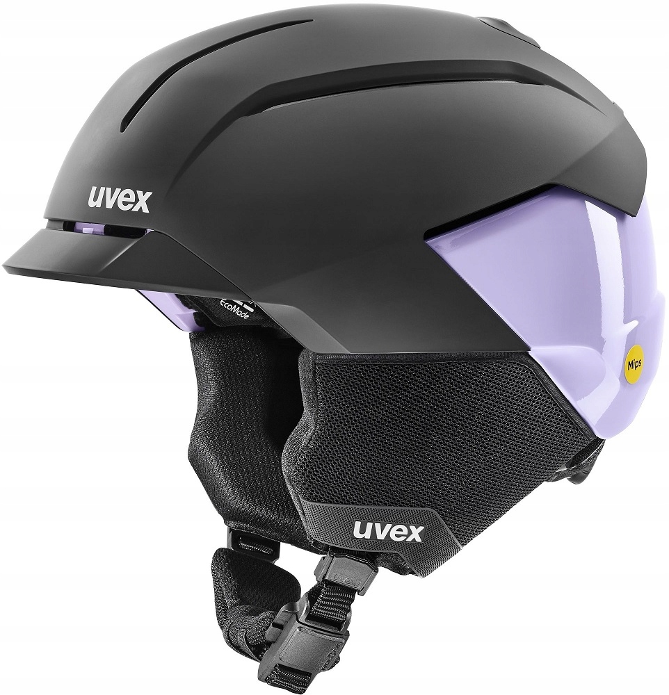 Uvex Lyžařská přilba Levitate Mips Freeride, Fidlock černo-fialová