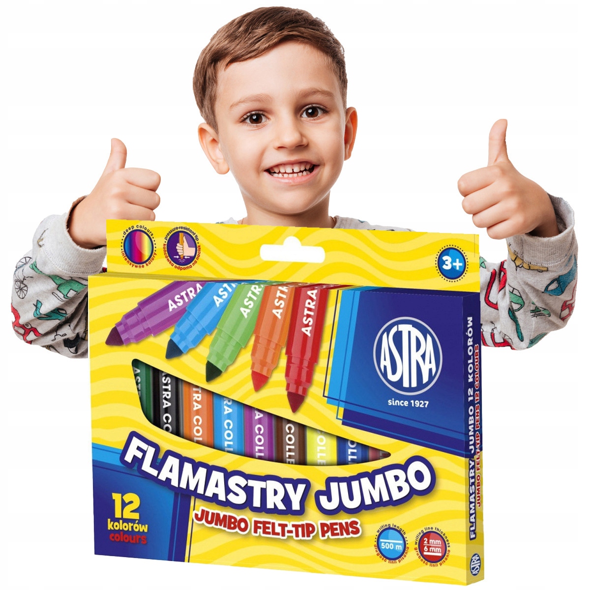 

Astra Jumbo Flamastry Wydajne