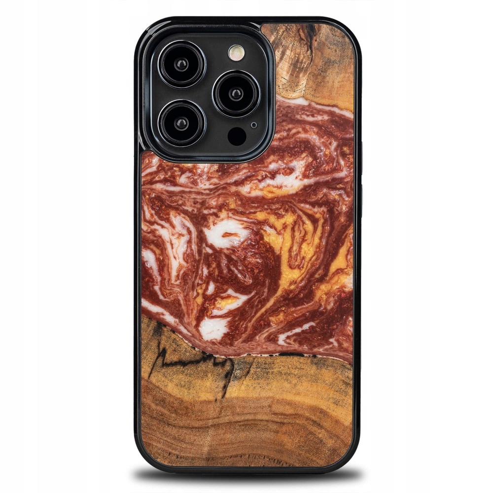 Etui Bewood Unique do iPhone 15 Pro Planets Mars