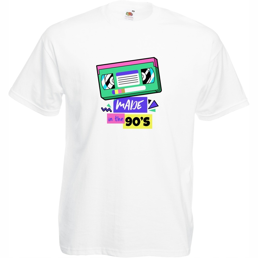 

Koszulka kaseta made in 90's XXL biała