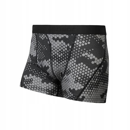 Sensor Merino Impress pánské trenky černá/honeycomb velikost S