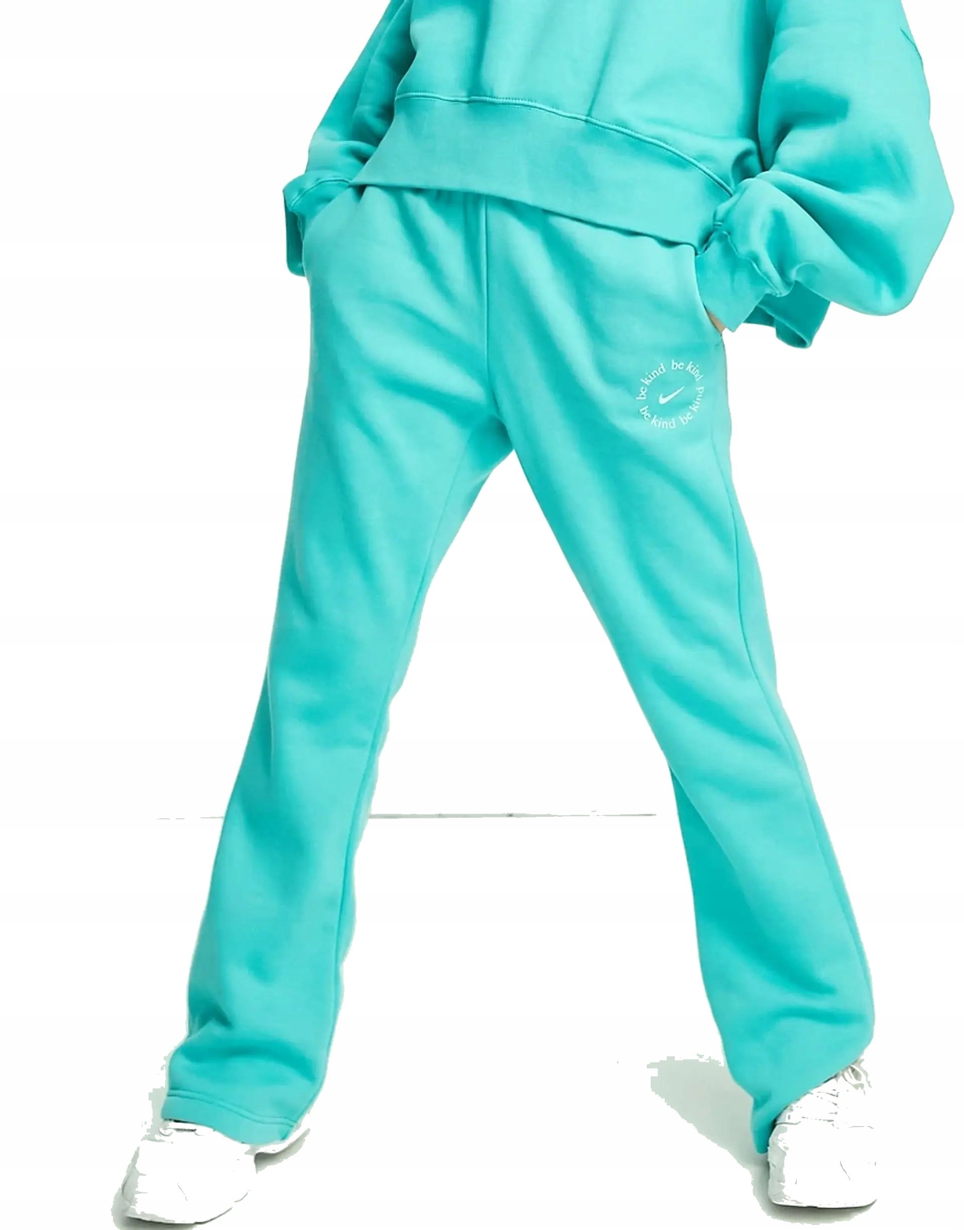 Y9296 Nike Be Kind DR7847-392 Spodnie Dresowe Damskie Dzwony S