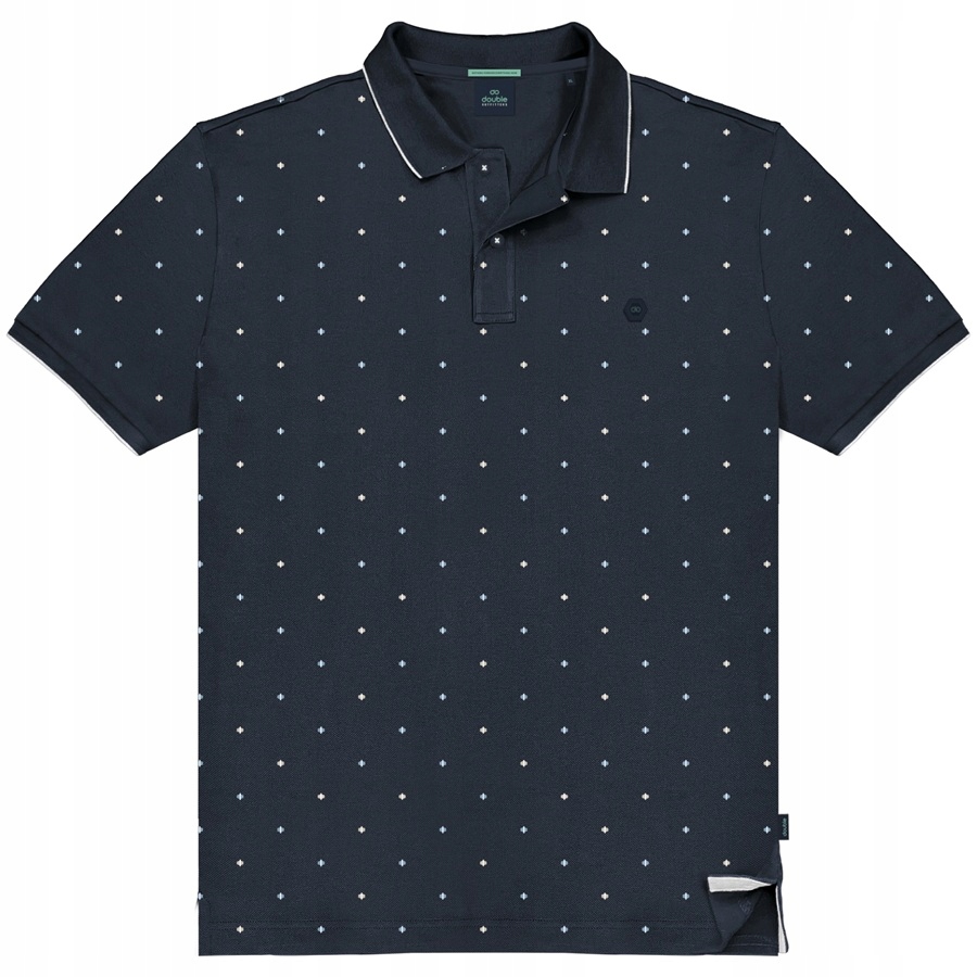 Tričko Pánské Polo Tmavě modré Double Outfitters Velké Velikosti Velikost 4XL