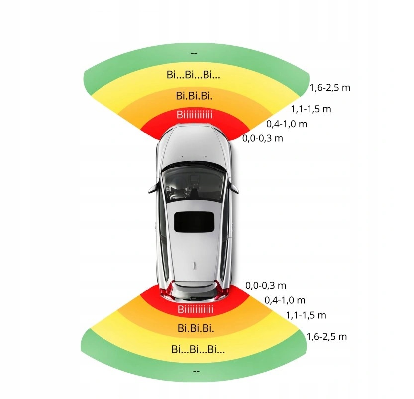 CZUJNIKI PARKOWANIA UNIWERSALNE BUZZER 8S 18 5 56 Additional kit components control panel wiring drill