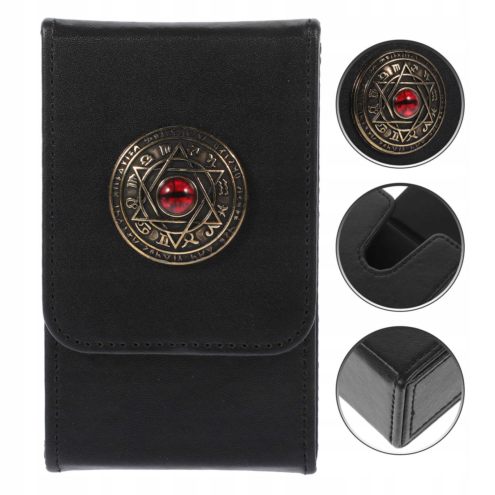 ETUI Z PU SKÓRZANA TORBA NA KARTY TAROTA ETUI DO GRY Marka inna