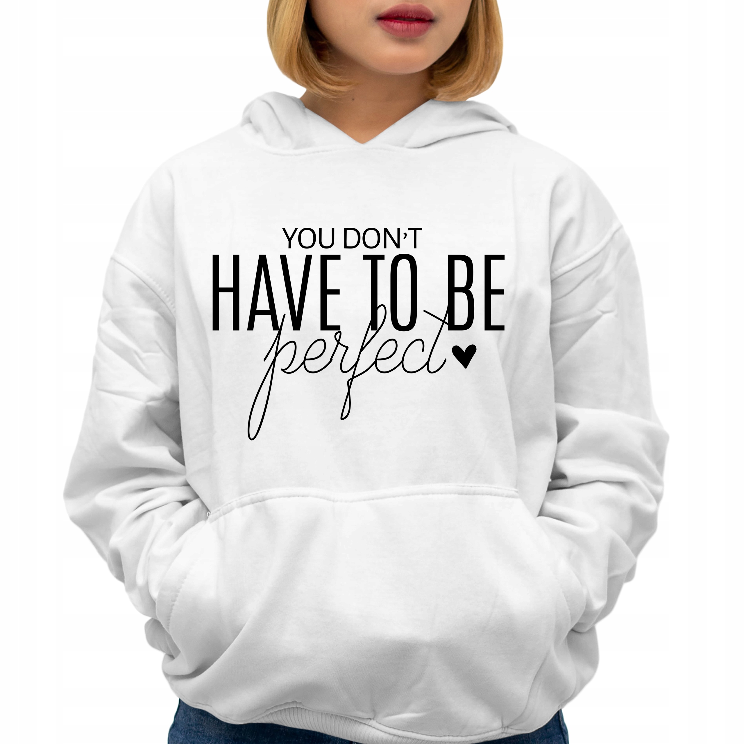 Mikina s vanilkovou Kapuce Don't Have To Be jako Dárek Vzory Vel S