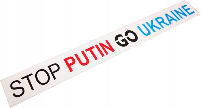 

Naklejka naklejki Stop Putin Go Ukraine
