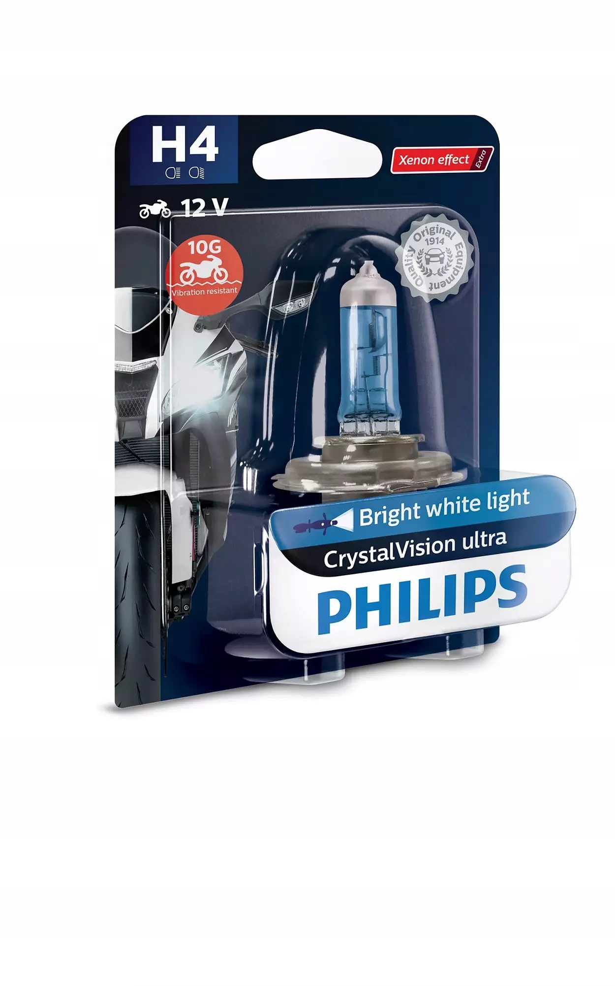 

Philips CrystalVision ultra H4 60/55W Motocyklowa