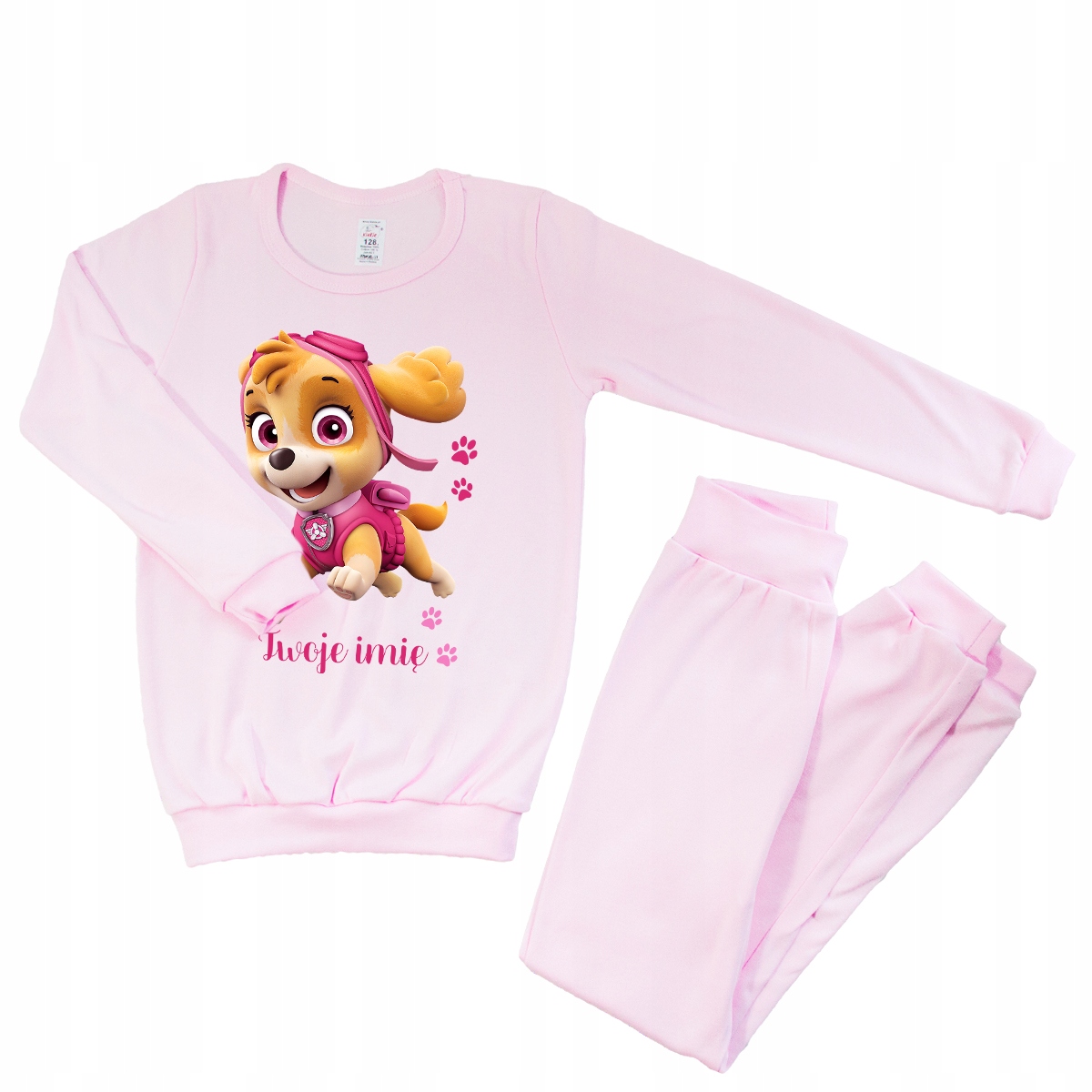 

Piżama Długi Rękaw Różowa 104 Psi Patrol 13 Imie