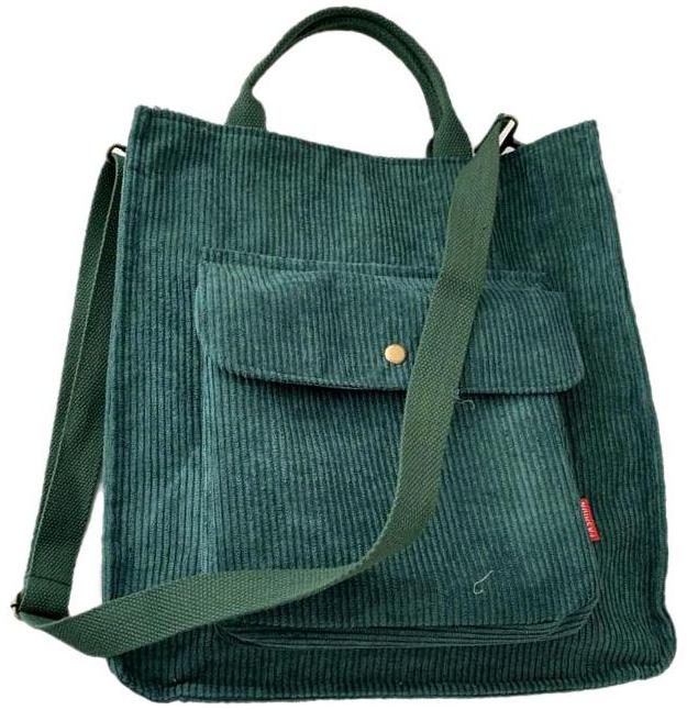 Torba Sztruks torebka SHOPPER Pojemna miejska XL