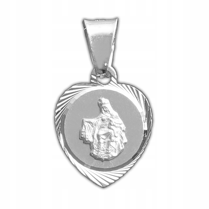 Medalik Matka Boska Szkaplerzna - srebro pr. 925