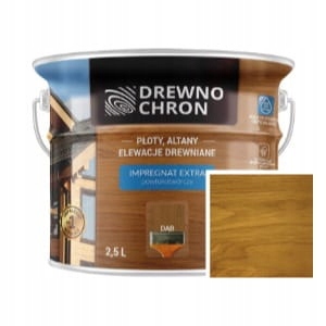 Impregnat Extra Powłokotwórczy Dąb 2,5L Drewnochron