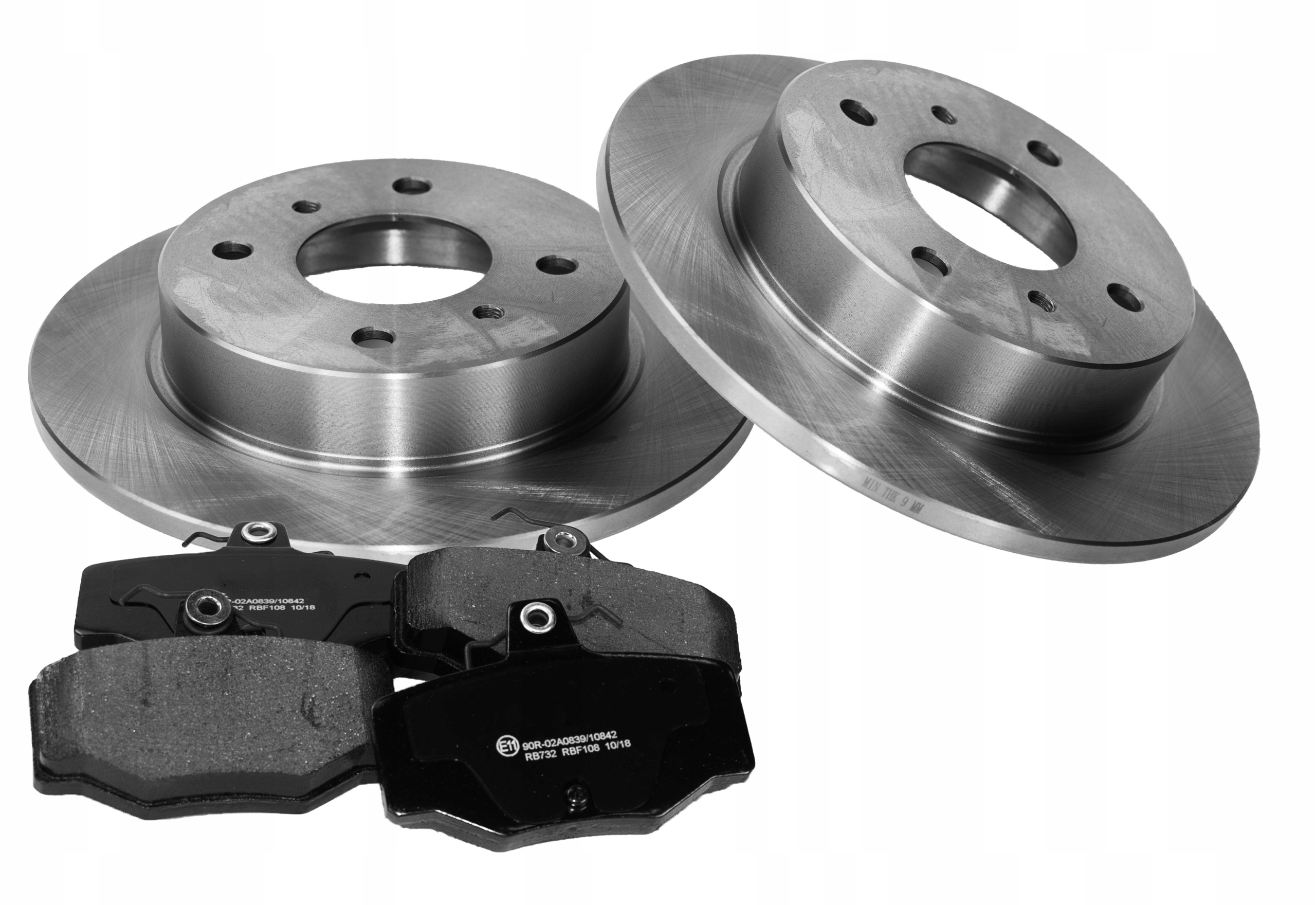 = Диски + колодки ALMERA N16 PRIMERA P10 P11 ззаду=