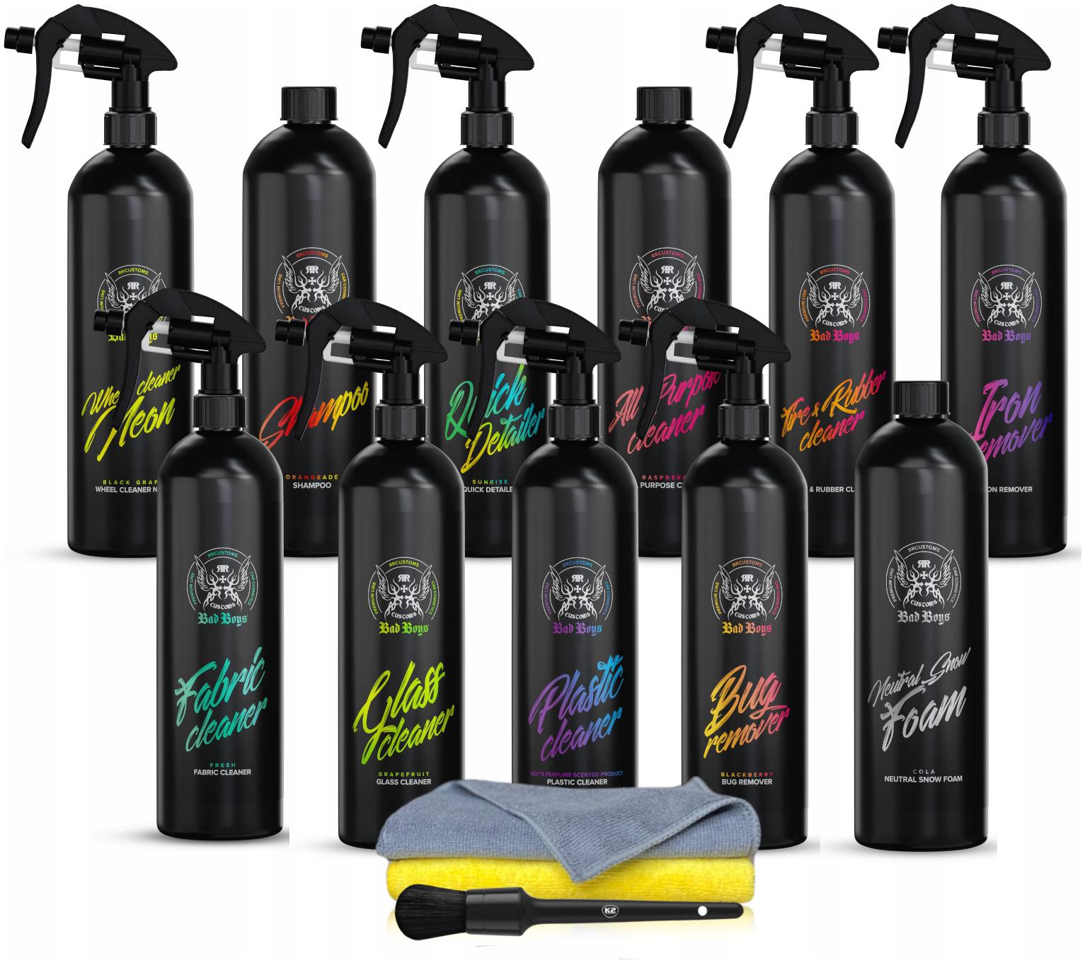 RR Customs RRC Bad Boys Mega Zestaw Kosmetyków Do Auta Detailing Prezent