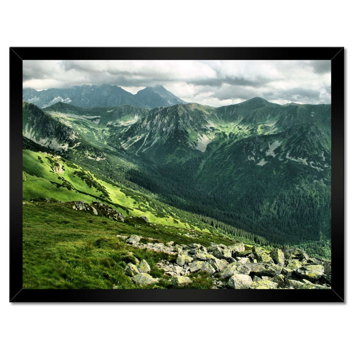 Plakáty v rámu 40x30 Tatry Polské hory Pohled