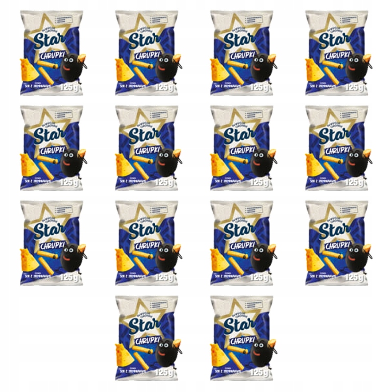 Star Křupky Sýr a brambory 125 g X14
