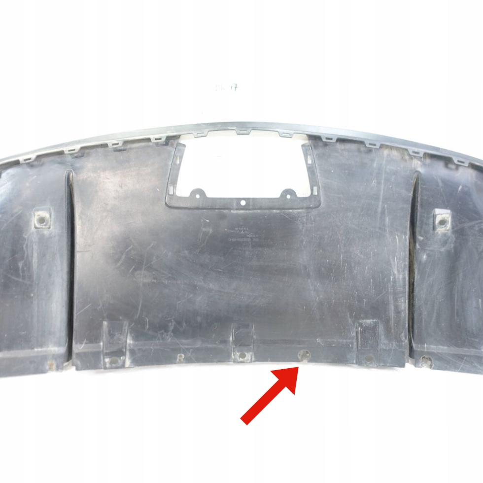 cover diffuser moulding of a bumper rear part rear TESLA MODEL X 105835600C