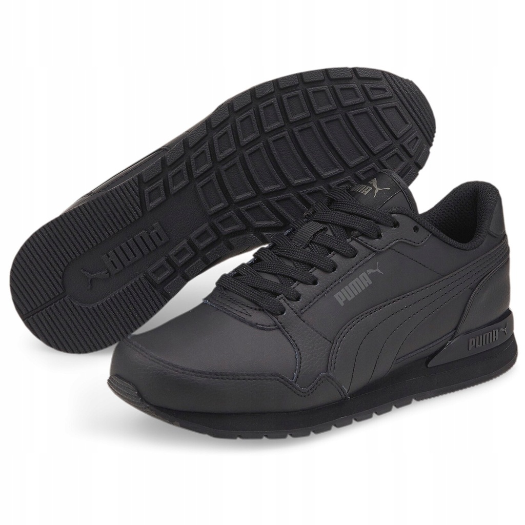 Buty młodzieżowe sportowe Puma St Runner V3 L Jr 38490401 czarne 37.5