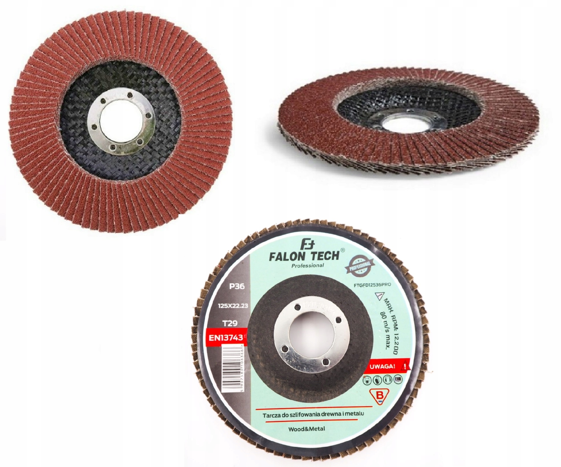 

Tarcza Lamelkowa Listkowa Lamelka 125 gr 36 Ft Pro