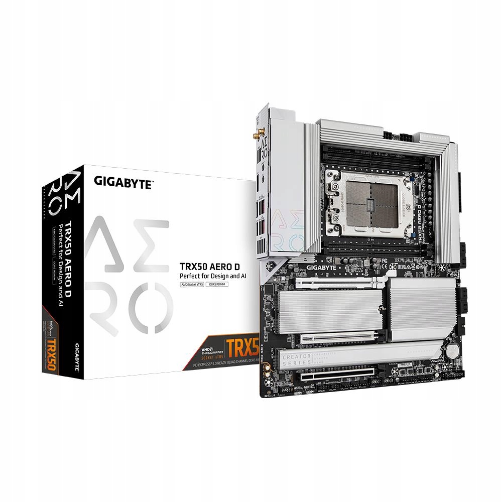 Gigabyte Mb Sc sTR5 TRX50 Aero D, Amd TRX50, 4xDDR5, Wi-fi, E-atx…
