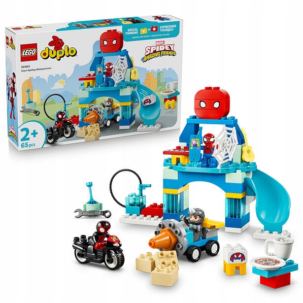 Lego Duplo 10464 Spideyho tým a pavoučí základna