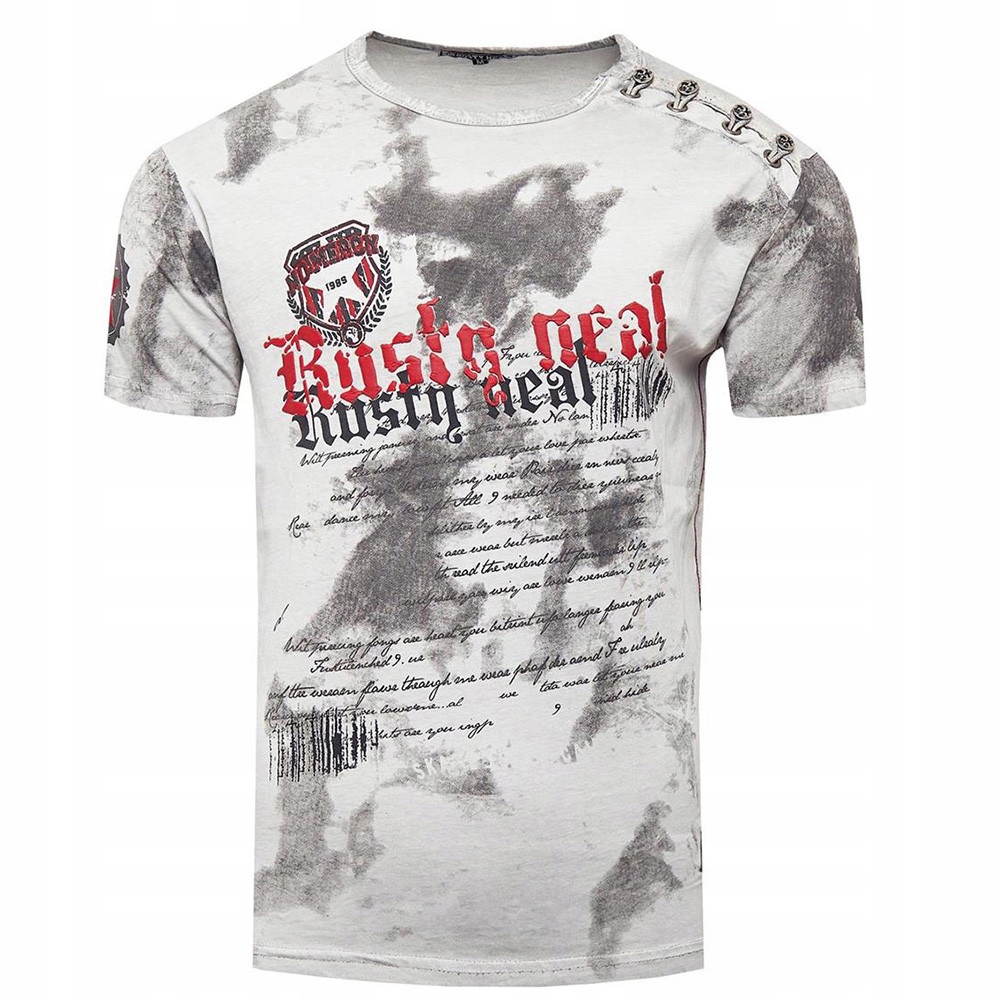 Rusty Neal tričko pánské 15156 regular fit L šedá