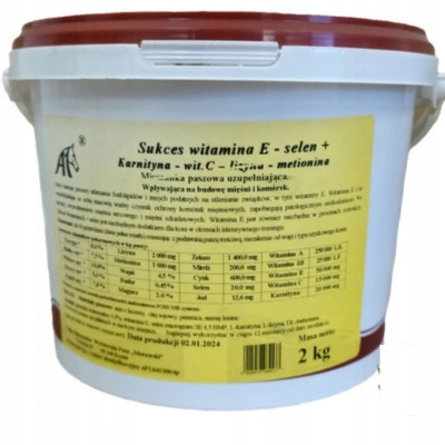Sukces Witamina E Selen wspiera mięśnie odporność dla koni horse 2 kg
