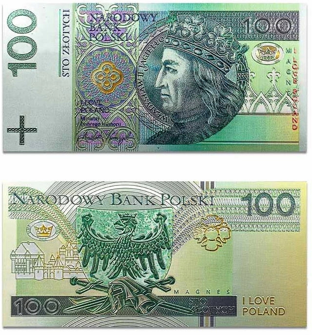 

Magnes 100 Zł Banknot Pl Na Lodówkę Kasa