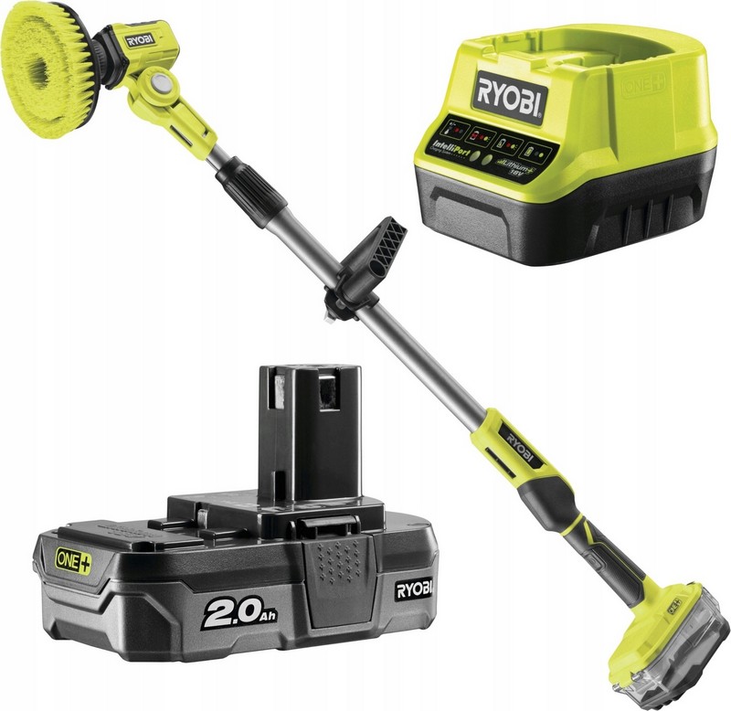 Akumulátorová Teleskopická Kefa R18TPS-120G 1*2.0AH One+