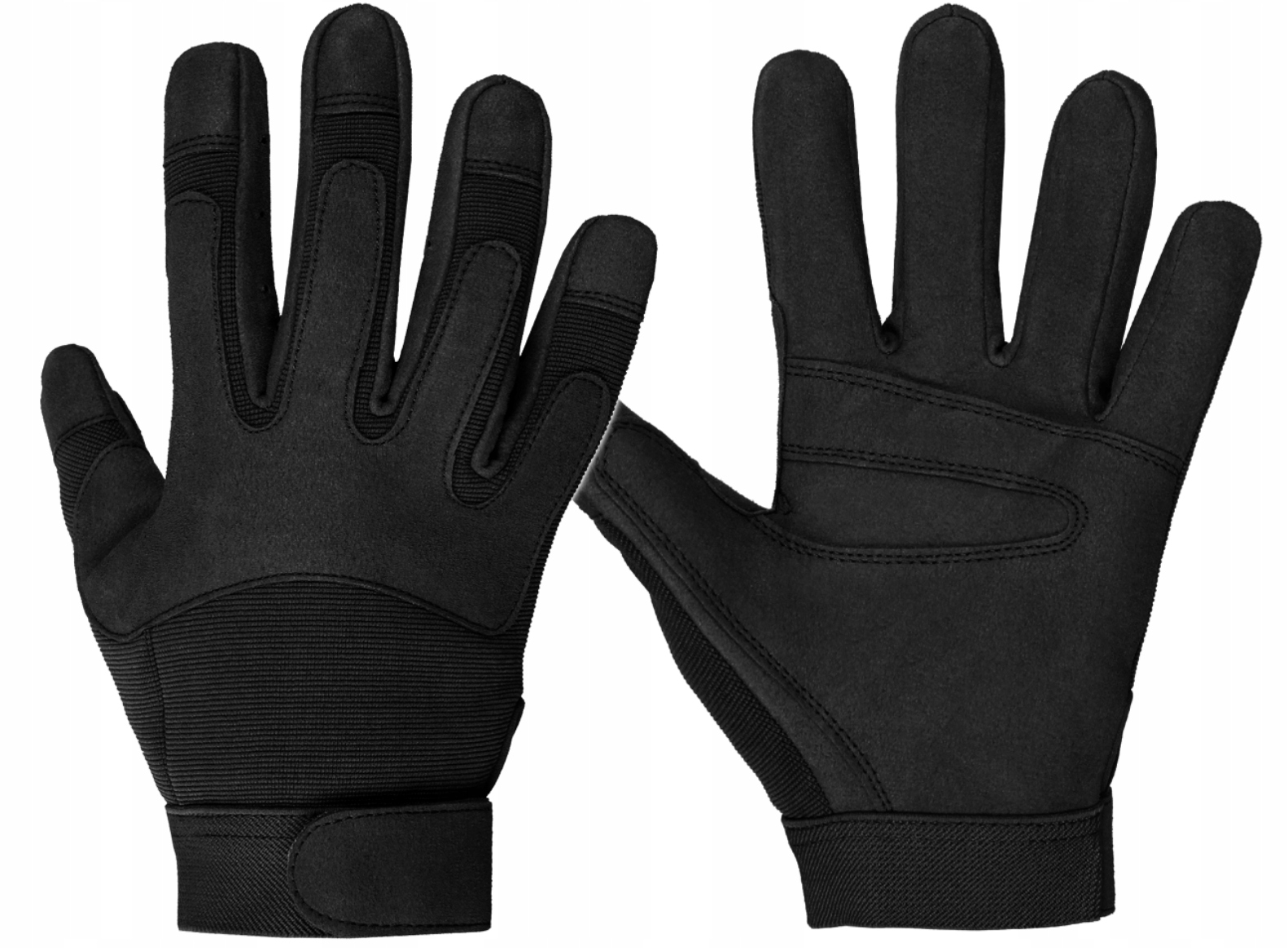Rękawice rękawiczki męskie taktyczne wojskowe Mil-Tec Army Gloves Black M