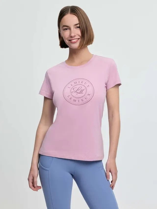 Koszulka LeMieux Classique T-shirt Jasny róż Uk 10 (eu 38)