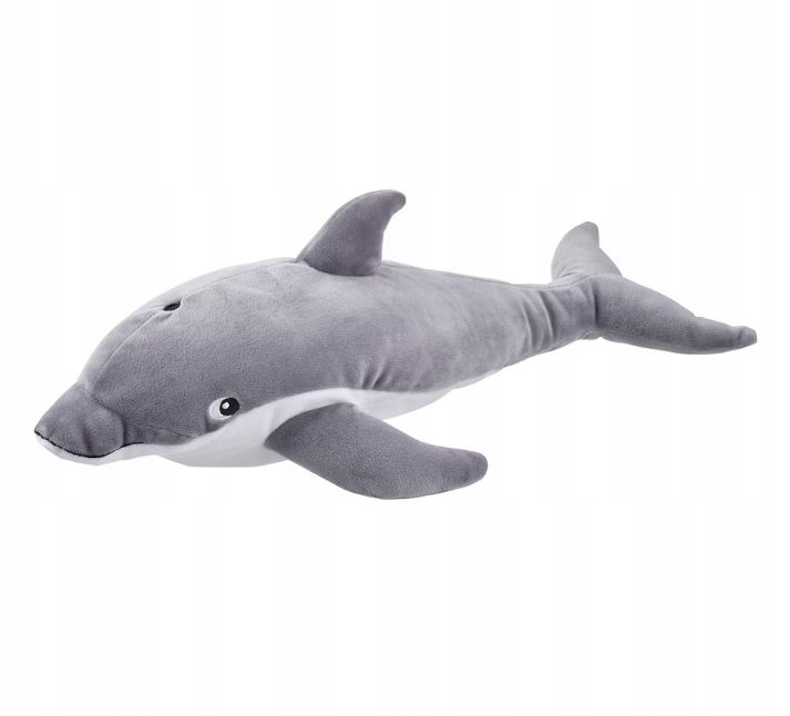 

Ikea Blavingad pluszak Delfin 50cm szary