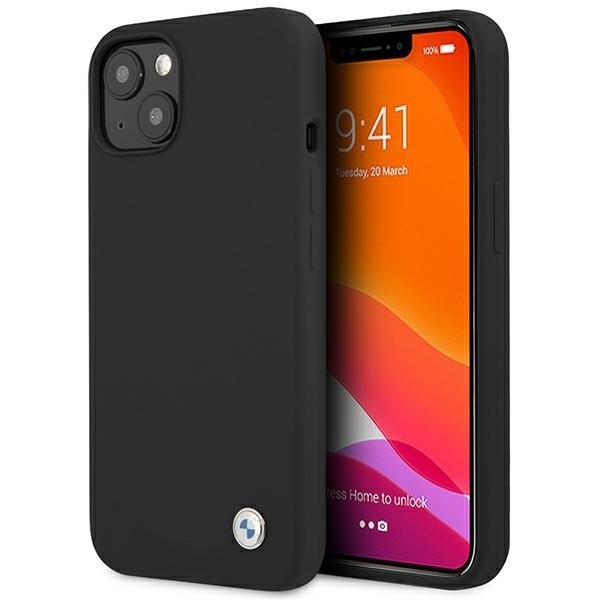 Etui Bmw BMHCP13MSILBK iPhone 13 14 15 6.1" czarny/black hardcase