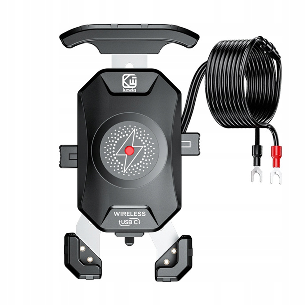 Držák Na Motocykl Usb 12/24V Qi15W PD20W |na Dárek!