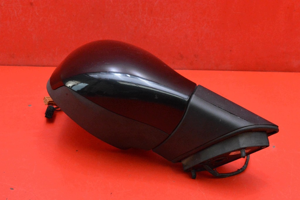 mirror left black, EU 96806498XT PEUGEOT 207 06-09 5+2 PIN